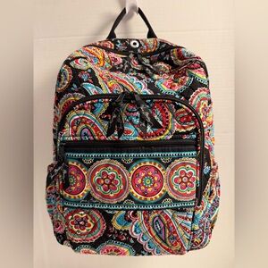 🎒 Vera Bradley Quilted Backpack | NWT | Paisley Print | Travel School Work